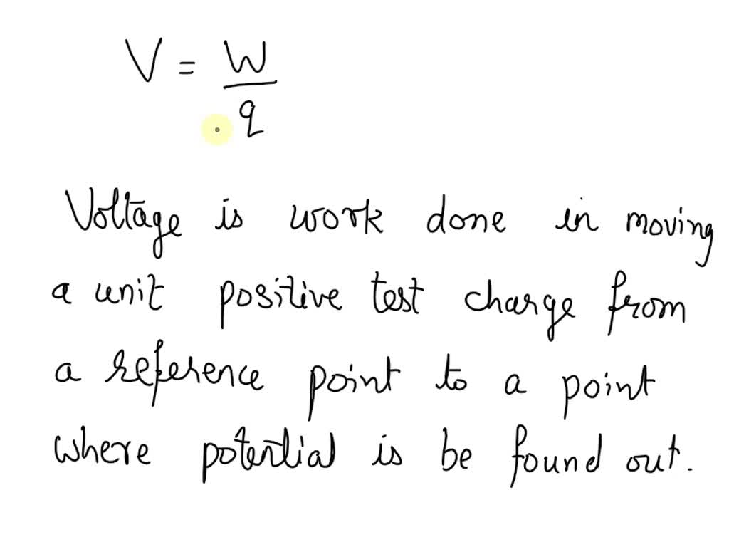 SOLVED: what is the relationship between charge and voltage?