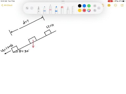 a-small-block-travels-up-a-frictionless-incline-that-is-at-an-angle-of-300-above-the-horizontal-the-block-has-speed-120-ms-at-the-bottom-of-the-incline-assume-g-980-ms2-how-far-up-the-inclin-73332