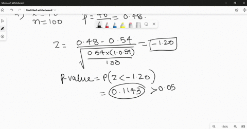 consider-the-following-hypotheses-ho-pz-054-ha-p-054-which-of-the-following-sample-information-enables-us-to-reject-the-null-hypothesis-at-a-005-and-at-a-010-you-may-find-it-useful-to-refere-69655