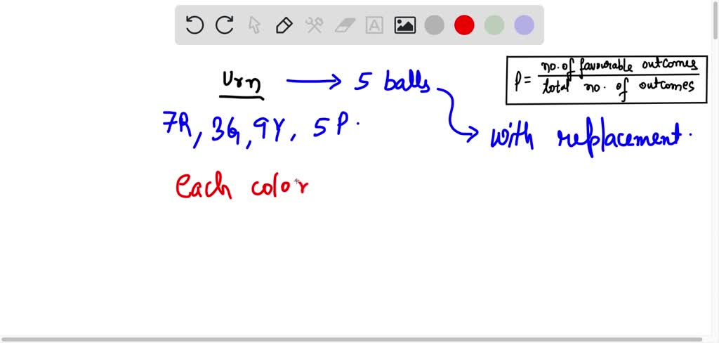 SOLVED: An Urn Contains 7 Red Balls, 3 Green Balls, 9 Yellow Balls, And ...