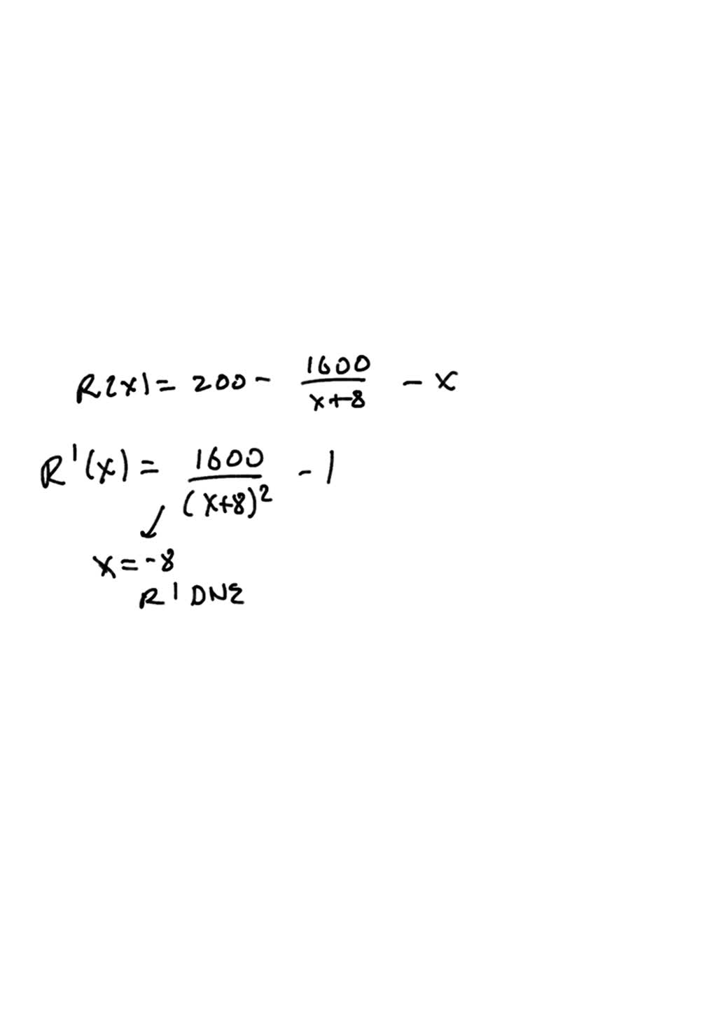 SOLVED The revenue function for a oneproduct firm is given by the