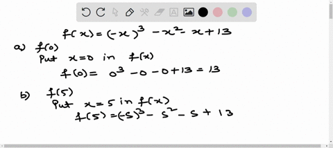 find-the-indicated-function-values-fxx3x2x13-a-f0-b-f5-c-f5-d-f1f1