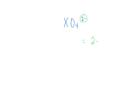 what-is-the-oxidation-number-of-x-in-xo42