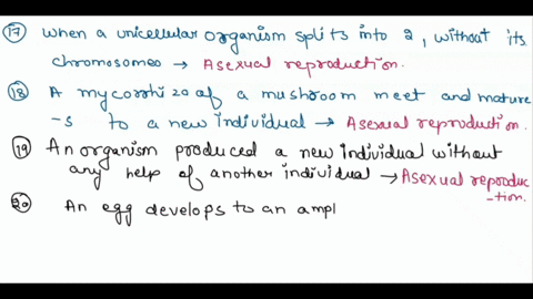 b-choose-which-word-is-described-in-the-statements-in-numbers-17-20-a_-sporulation-d-sexual-reproduction-b-isogamy-e-parthenogenesis-c-asexual-reproduction-17-when-a-unicellular-organism-spl-58285