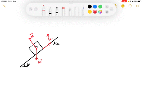 consider-an-object-on-an-incline-where-friction-is-present-the-angle-between-the-incline-and-horizontal-is-0-and-the-coefficient-of-the-kinetic-friction-is-uk-find-an-expression-for-the-acceleration-o