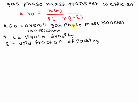 a-packed-absorption-tower-operates-at-an-average-absorption-factor-of-135-the-liquid-flowrate-is-65-kmolm2-hr-and-the-equilibrium-relation-is-y-15x-the-overall-gas-phase-mass-transfer-coeffi-36075