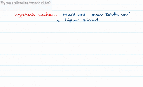 why-does-a-cell-swell-in-a-hypotonic-solution-25207