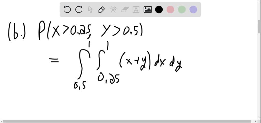 SOLVED: Two random variables X and Y have the joint PDF f(x,y) = c * e ...