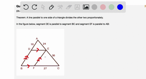 question-9-multiple-choice-worth-6-points-0501-mc-theorem-a-line-parallel-to-one-side-of-a-triangle-divides-the-other-two-proportionately-in-the-figure-below-segment-de-is-parallel-to-segmen-95569