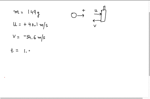 a-baseball-m-149-g-approaches-a-bat-horizontally-at-a-speed-of-401-ms-897-mih-and-is-hit-straight-back-at-a-speed-of-546-ms-122-mih-if-the-ball-is-in-contact-with-the-bat-for-a-time-of-189-m-81518
