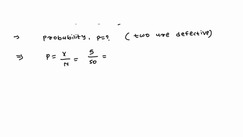 on-a-circuit-board-there-are-50-chips-of-which-five-are-defective-if-15-chips-are-selected-at-random-what-is-the-probability-that-at-exactly-two-are-defective-24687