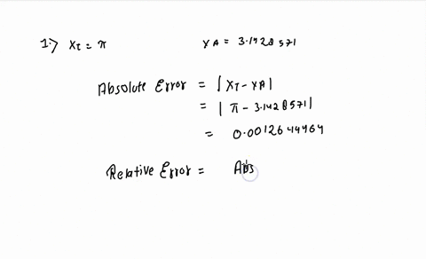 Consider the following system of equations
