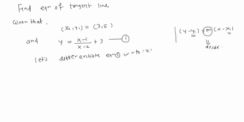 find-an-equation-of-the-tangent-line-to-the-curve-at-the-point-3-5-y-x-1-x-2-3-25402