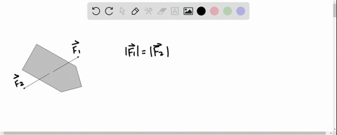 only-two-forces-act-on-the-object-shown-in-the-figure-the-forces-are-equal-in-magnitude-and-opposite-in-direction-true-or-false-the-object-is-in-equilibrium-69868