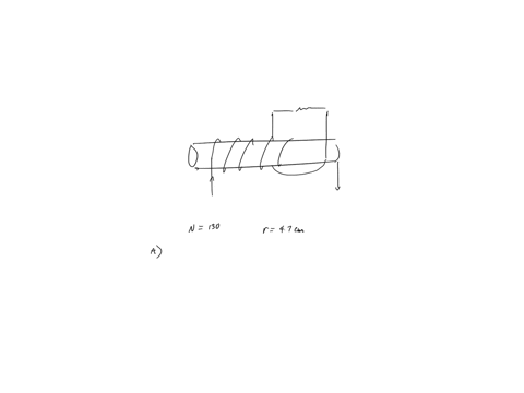 coil-with-130-turns-radius-of-50-cm-and-resistance-of-120-surrounds-solenoid-with-260-turns-cm-and-radius-of-47-cm-see-the-figure-the-current-in-the-solenoid-changes-at-constant-rate-from-to-69936