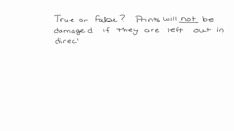 true-or-false-prints-will-not-be-damage-if-they-are-left-out-in-direct-sunlight-for-an-extended-period