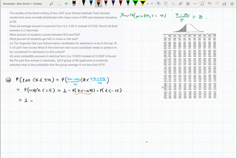 the-results-of-the-latest-writing-of-the-lsat-law-school-aptitude-test-showed-results-that-were-normally-distributed-with-mean-score-of-859-and-standard-deviation-of-50-enter-percentage-answ-82755