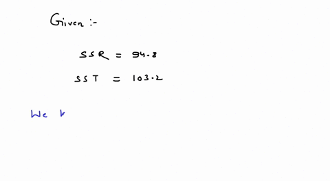 compute-the-coefficient-of-determination-round-your-answer-to-four-decimal-places-a-regression-equation-is-obtained-for-a-set-of-data-points-it-is-found-that-the-total-sum-of-squares-is-1032-21258