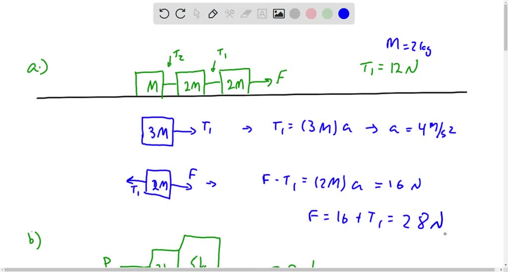 SOLVED: Question 18 (2 points) There is an applied force of 50.0 N on ...