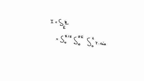 a-express-the-region-e-and-function-f-in-spherical-coordinates-b-convert-the-integral-bfxyzdv-into-spherical-coordinates-and-evaluate-it