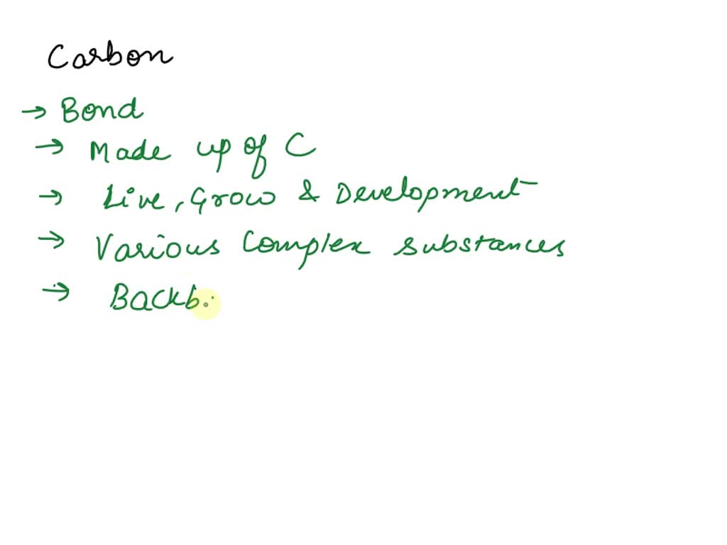 SOLVED Why is carbon important to life in earth