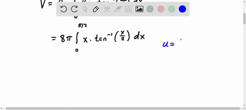 find-the-volume-of-the-solid-generated-by-revolving-the-shaded-region-about-the-y-axis-use-the-following-information-x-2-tan-4-0-43408