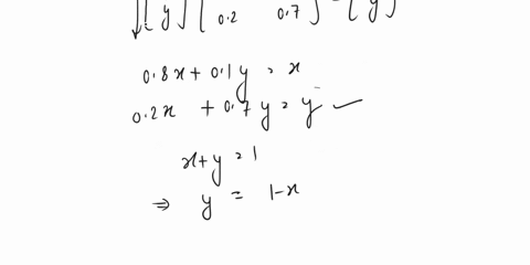 find-the-stable-distribution-for-the-regular-stochastic-matrix-08-03-02-07-find-the-system-of-equations-that-must-be-solved-to-find-x-choose-the-correct-answer-below-y-08y-07y-oa-03x-02x-08x-99353