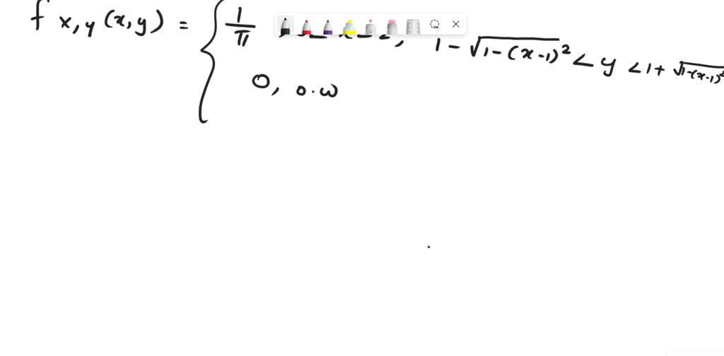 Solved what is the marginal density function of y where nonzero 12