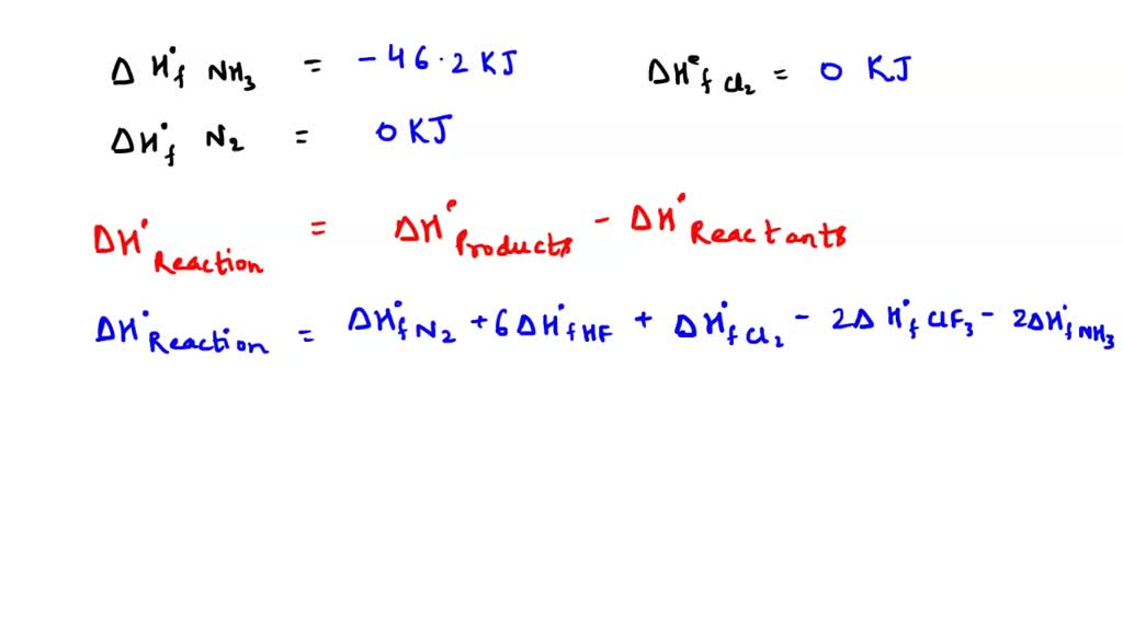 SOLVED Consider the reaction between chlorine trifluoride gas, CIFs(g