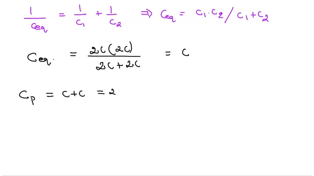 SOLVED: Determine the equivalent capacitance of the combination