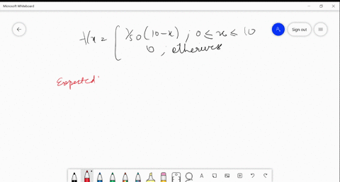 a-continuous-random-variable-x-has-the-probability-density-function-fx15010x0if-0x10-for-x-otherwisefx15010xif-0x100-for-x-otherwise-find-the-expected-value-of-x-group-of-answer-choices-83-1-34489