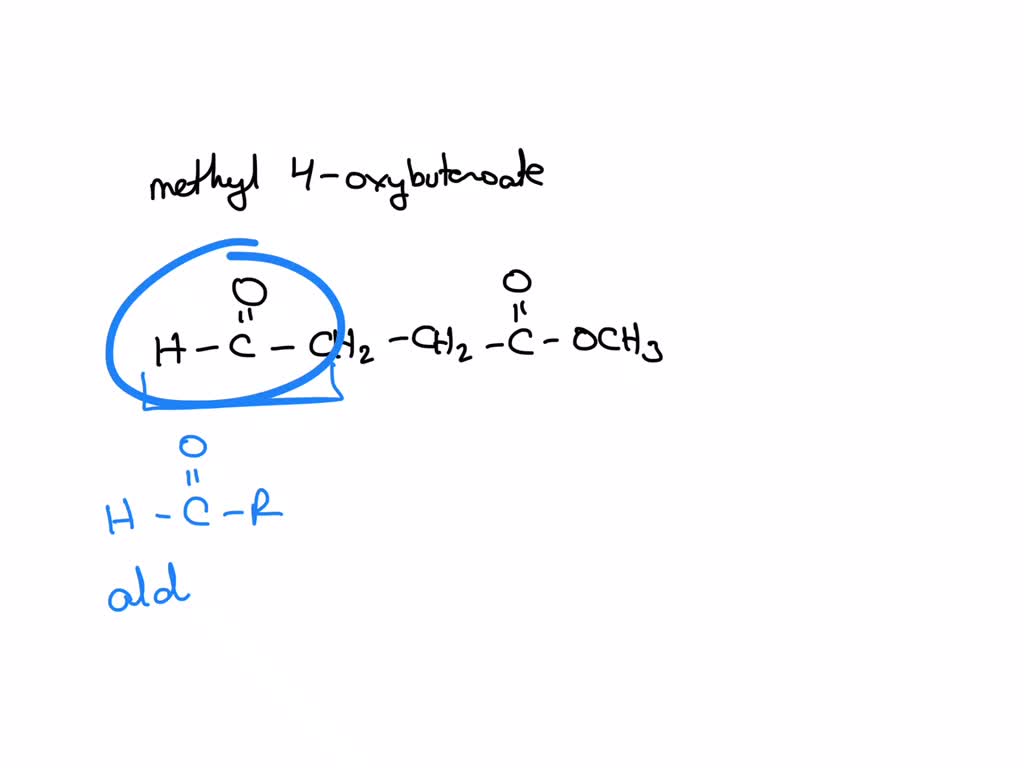 SOLVED: Identify the functional groups in the following molecule ...