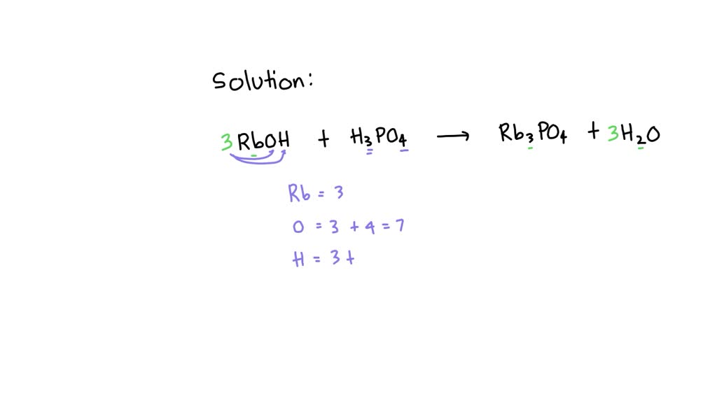 SOLVED: Balance the following equation with the smallest whole number ...