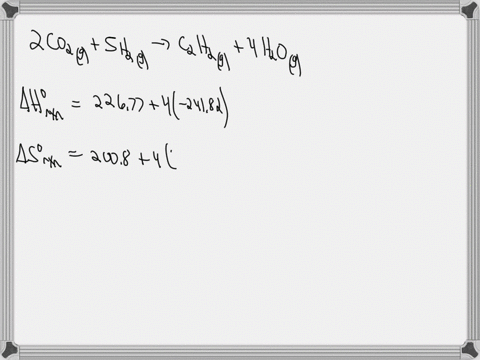 consider-the-reaction-2-mathrmco_2mathrmg5-mathrmh_2mathrmg-longrightarrow-mathrmc_2-mathrmh_2mathrmg4-mathrmh_2-mathrmomathrmg-calculate-the-standard-gibbs-free-energy-change-for-this-reaction-at-25c