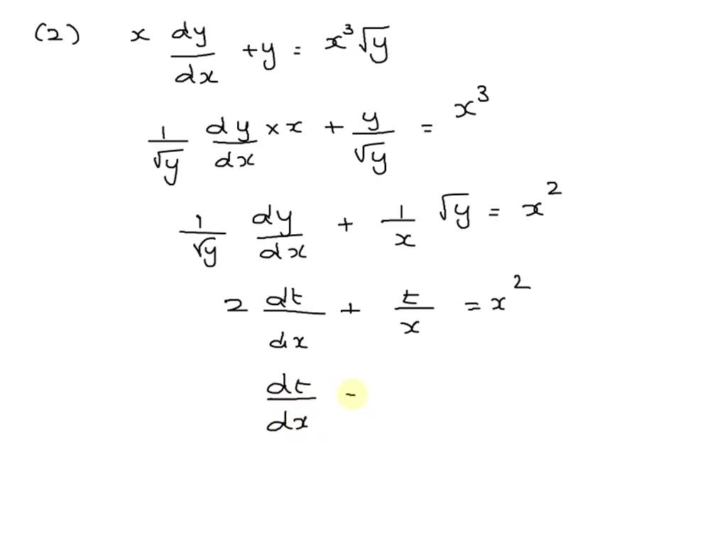 SOLVED please Show The Solution A State The Order And Degree Of Each solved-please-show-the-solution-a-state-the-order-and-degree-of-each