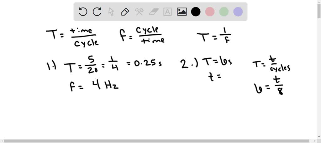 SOLVED: 1. A mass-spring system makes 20 complete oscillations in 5 ...