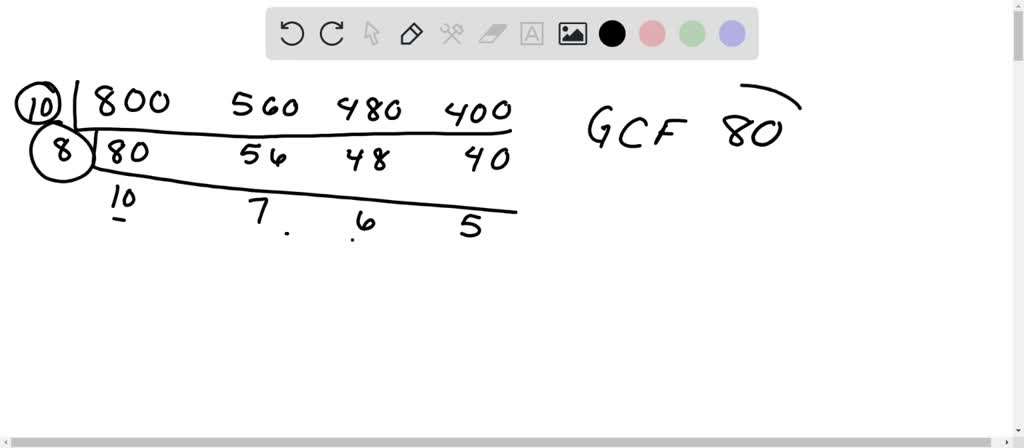 SOLVED: Find the common factors and GCF of the following word problems ...