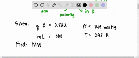 what-is-the-molar-mass-of-a-solute-if-a-solution-prepared-by-dissolving-0822-g-of-it-in-300-mdm3-of-water-has-an-osmotic-pressure-of-149-mm-hg-at-298-k-70884