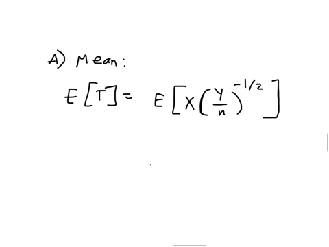 let-x-and-y-be-independent-random-variables-where-x-follows-the-standard-normal-distribution-with-mean-0-and-variance-1-and-y-follows-the-gamma-distribution-with-parameters-n2-and-12-where-n-n-and-n-2