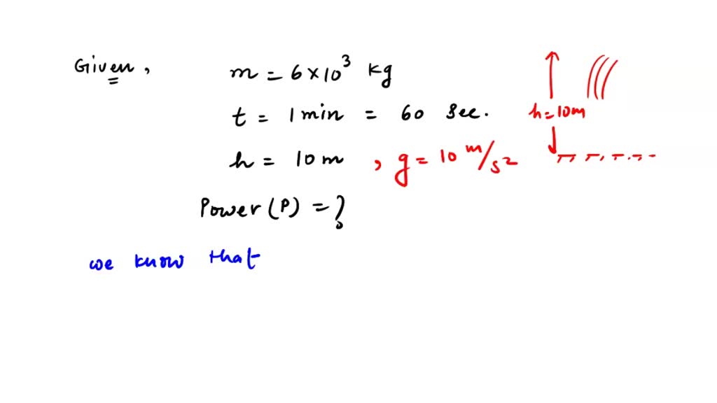SOLVED Water is falling on the blades of a turbine at the rate of 6 ×