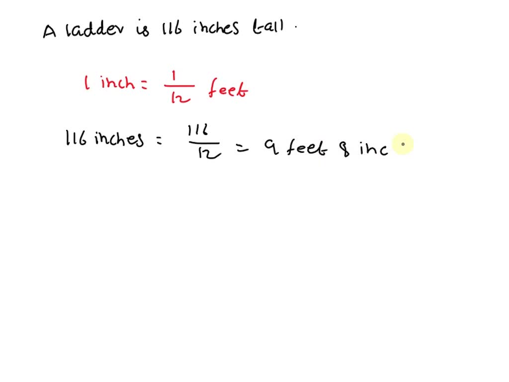 solved-a-tree-is-7-feet-11-inches-tall-how-tall-is-it-in-inches