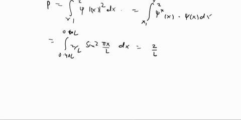 a-particle-is-in-the-ground-state-of-a-one-dimensional-box-of-length-l-calculate-the-probability-of-finding-the-particle-between-x-040l-and-x-060l-when-the-box-extends-from-x-00-to-x-l-92345