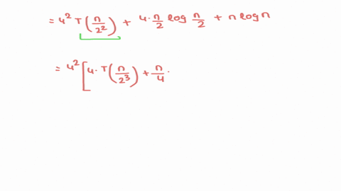 solve-the-recurrence-relation-tn-4tn2-n2-log-n-by-iteration-method-t1-1-then-prove-the-solution-by-mathematical-induction-86898