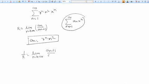 find-the-radius-of-convergence-r-of-the-series-7nn2xn-n-1-r-find-the-interval-i-of-convergence-of-the-series-enter-your-answer-using-interval-notation-14778