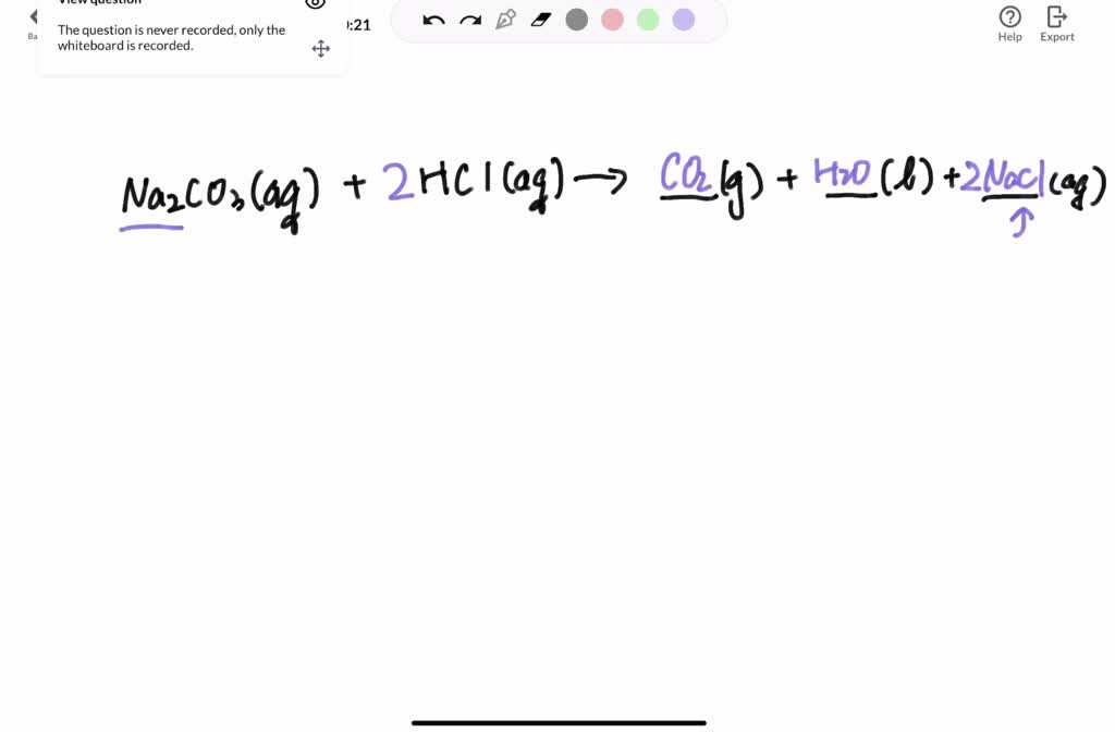 SOLVED Write balanced chemical equation for the reaction of solid