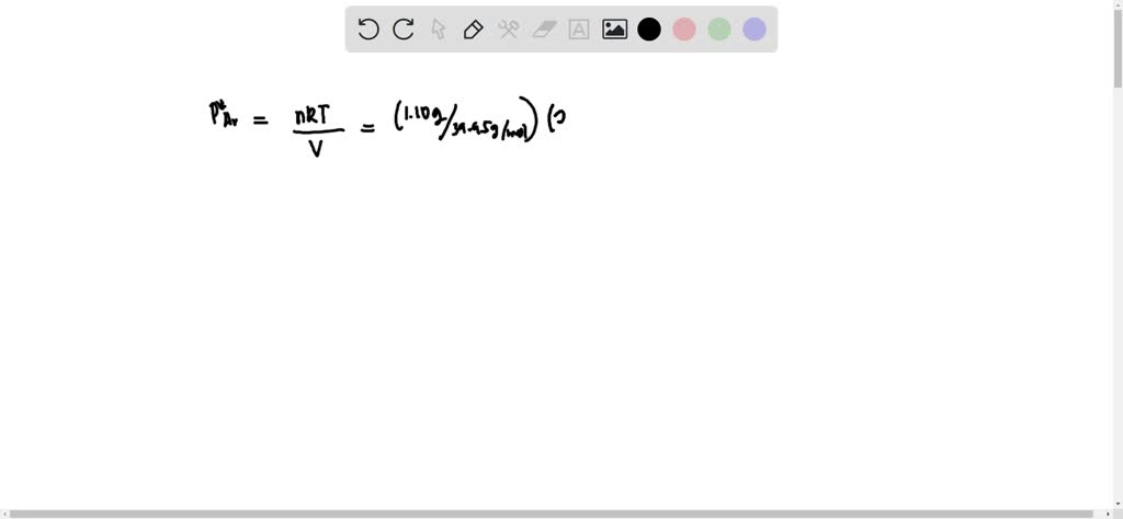 SOLVED: A 1.00 L flask is filled with 1.15 g of argon at 25 degrees ...