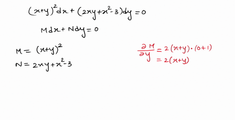 solve-the-given-initial-value-problem-x-y2-dx-2xy-x2-_-3-dy-0-y1-03022