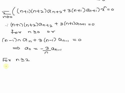 a-seek-power-series-solutions-of-the-given-differential-equation-about-the-given-point-x0-find-the-recurrence-relation-that-the-coefficients-must-satisfy-b-find-the-first-four-nonzero-terms-72313