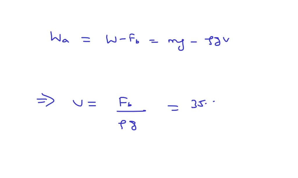SOLVED A boat floating in fresh water displaces water weighing 35.6 kN
