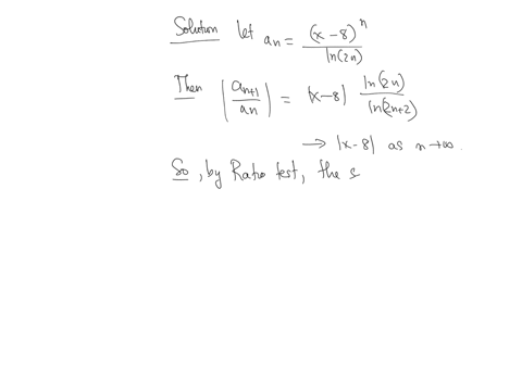 find-the-interval-of-convergence-of-8-in-2n-answers-as-intervals-in-the-form-use-the-symbol-0-for-use-symbolic-notation-and-fractions-where-needed-give-your-of-parenthesis-or-depending-on-wh-08467